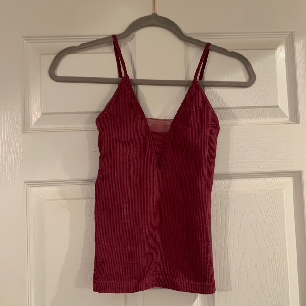free people intimates tank with mesh